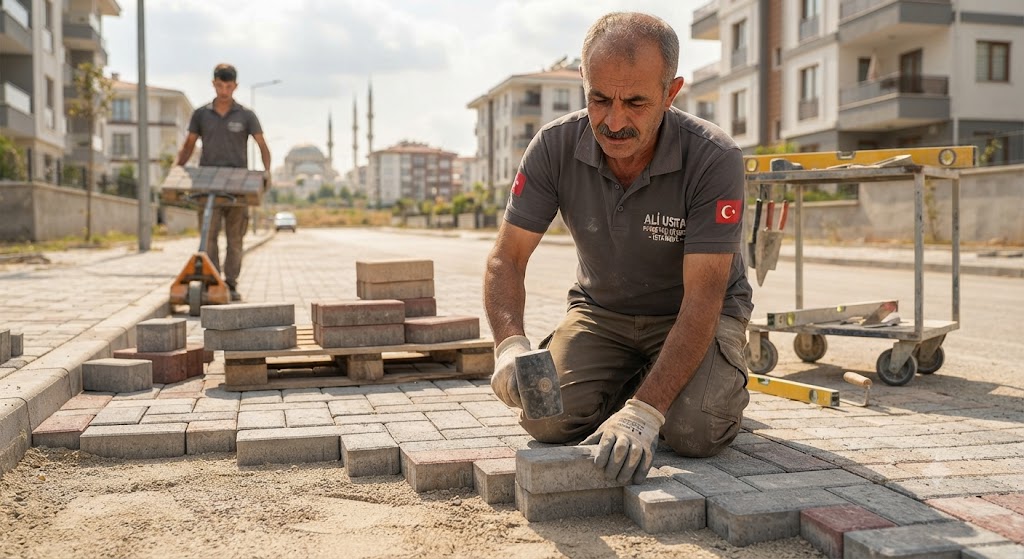 Parke Taşı Ustası